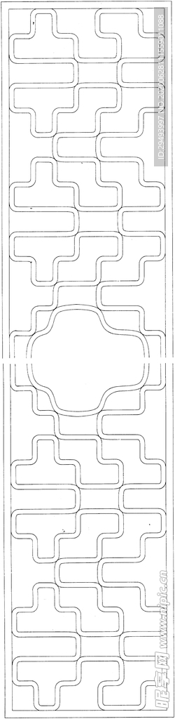 镂空花图案