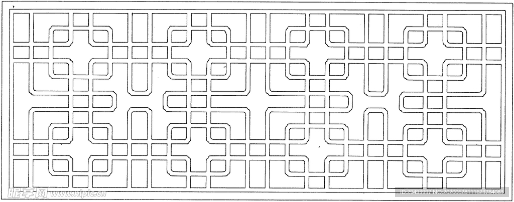 镂空花图案