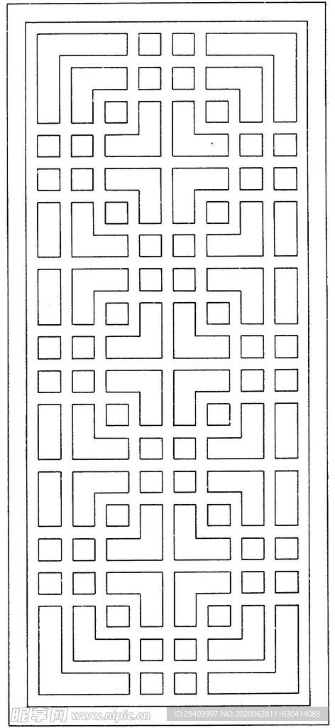 镂空花图案
