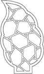 镂空花图案
