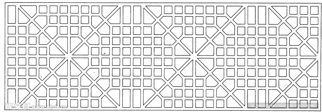 镂空花图案