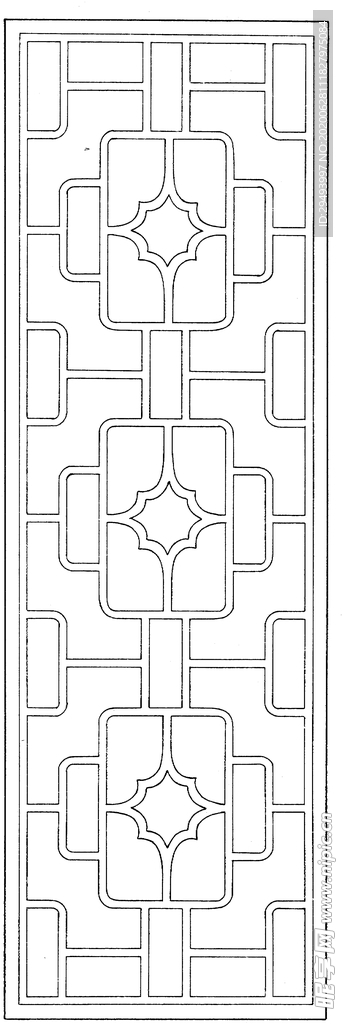 镂空花图案