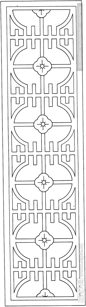 镂空花图案
