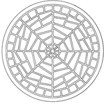 镂空花图案
