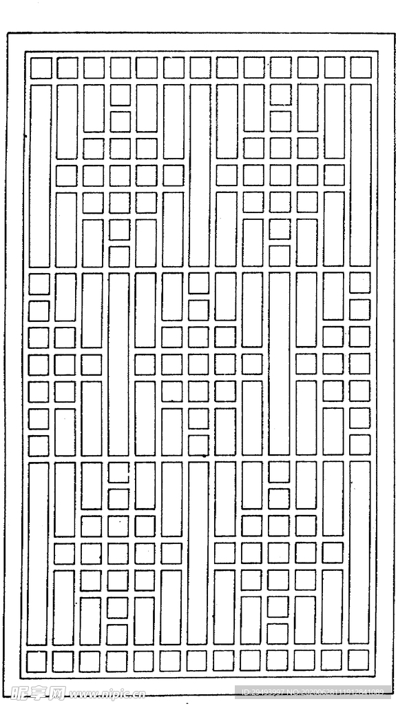 镂空花图案