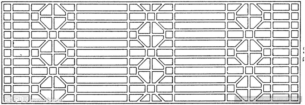 镂空花图案