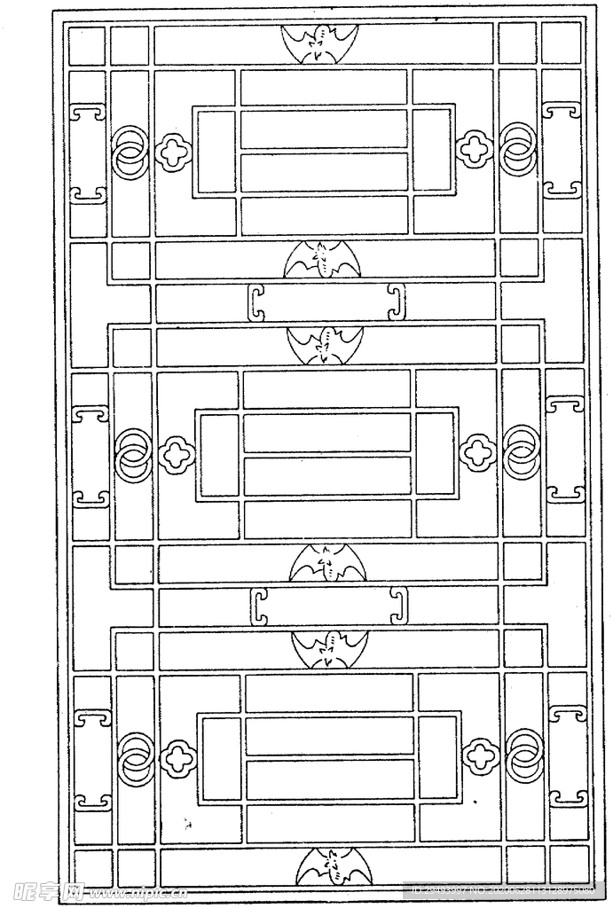 镂空花图案