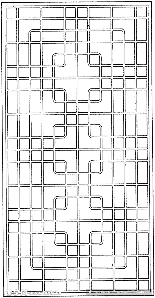镂空花图案