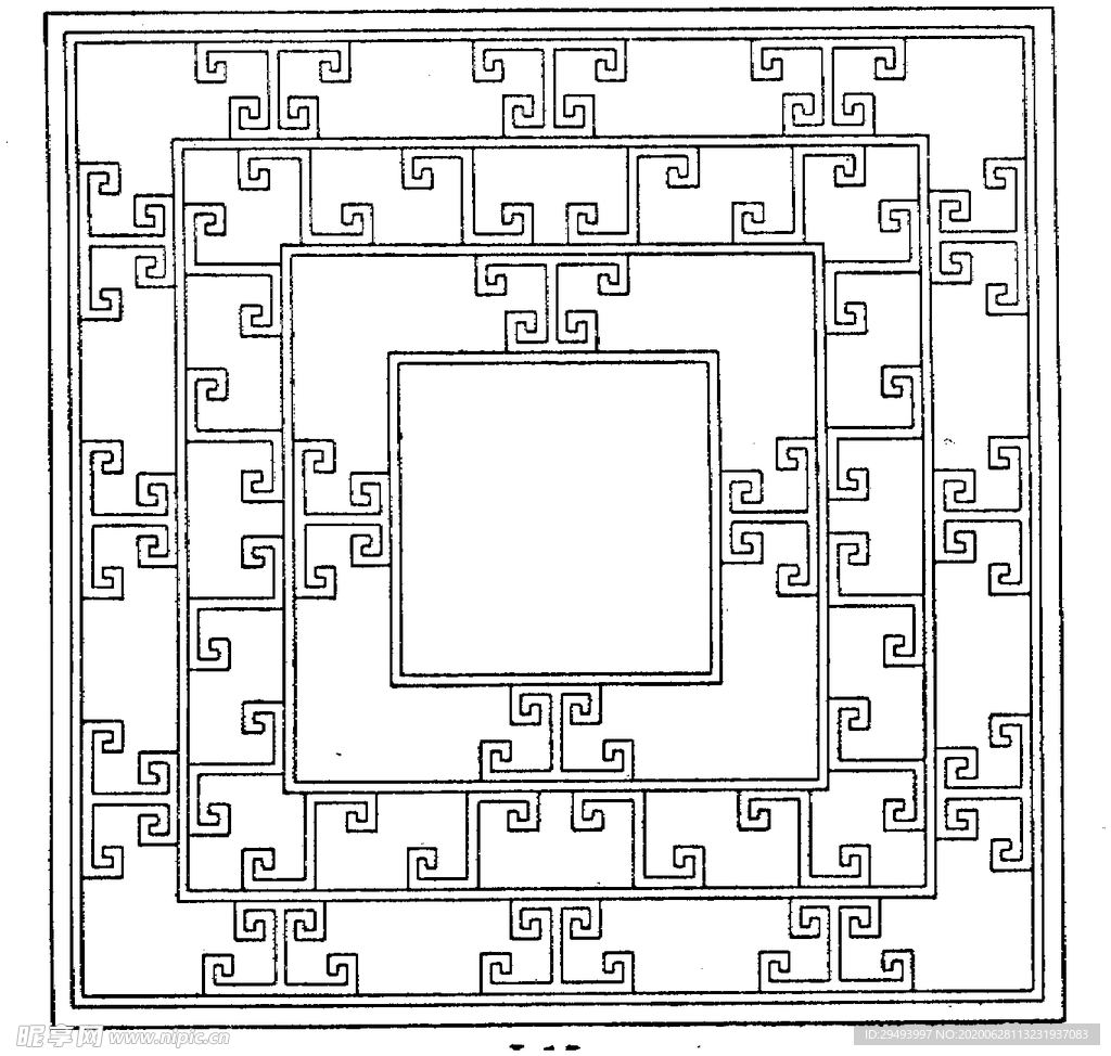 镂空花图案