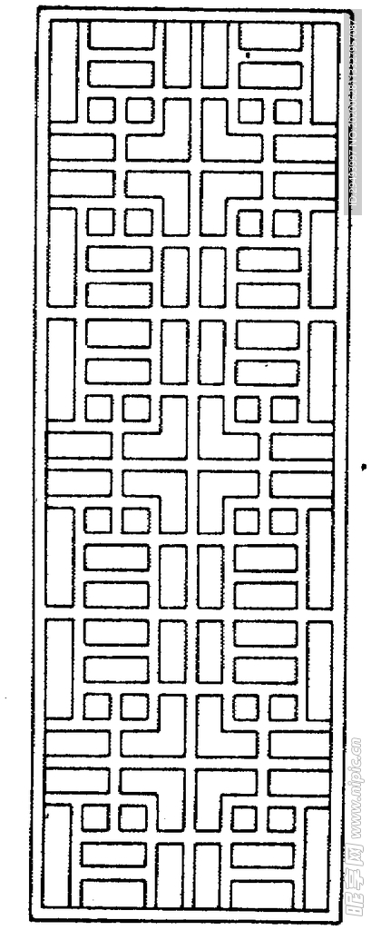 镂空花图案