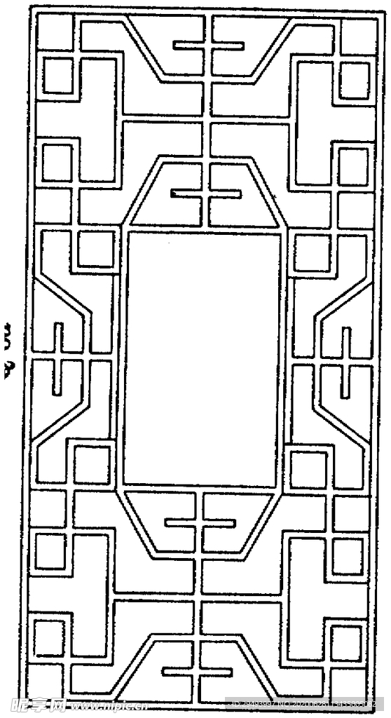 镂空花图案