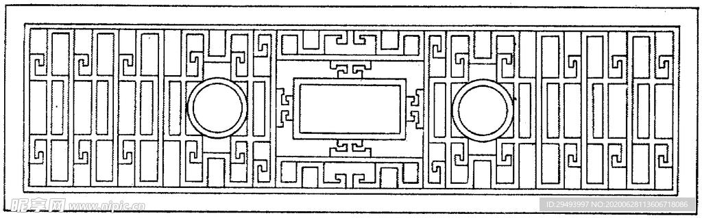 镂空花图案