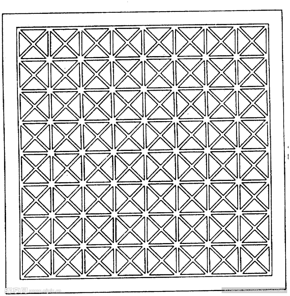 镂空花图案