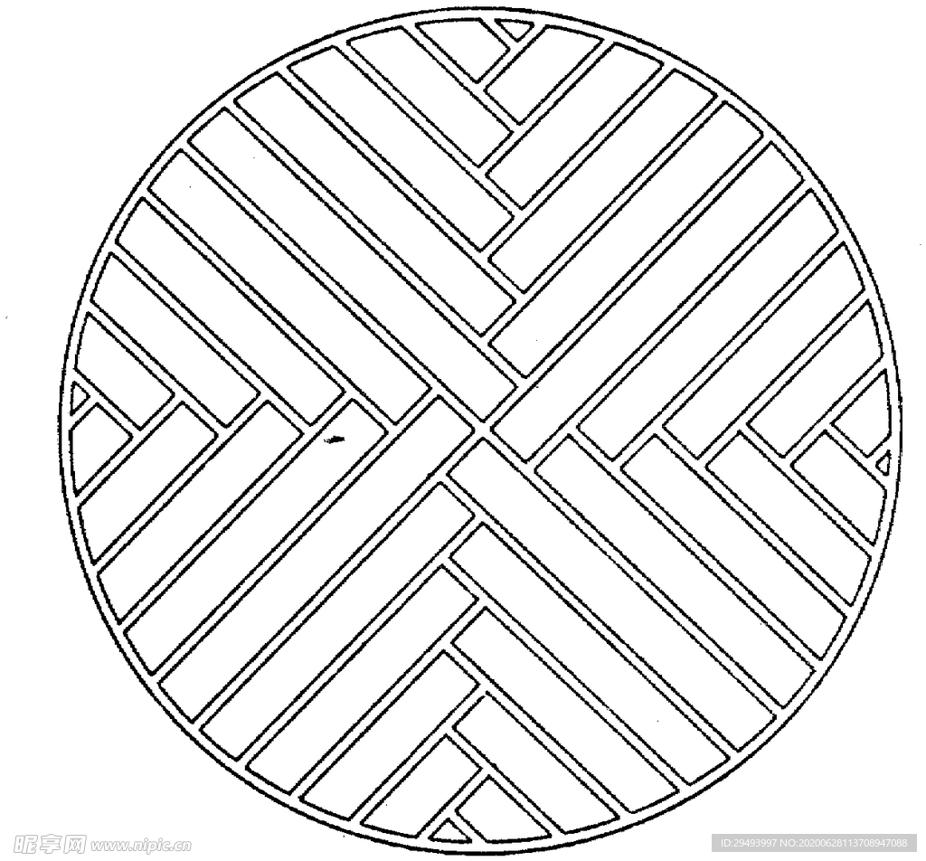 镂空花图案