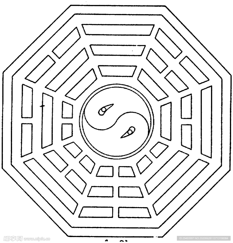镂空花图案