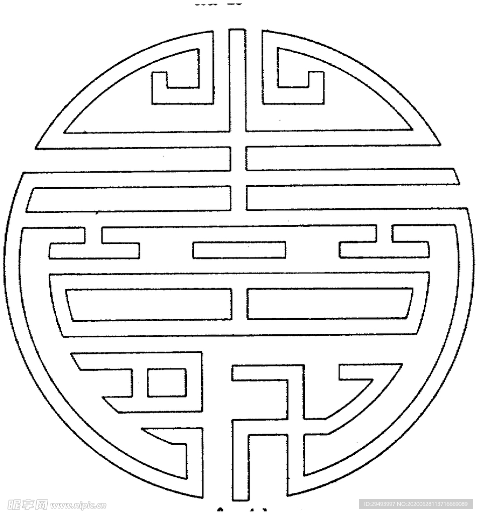镂空花图案