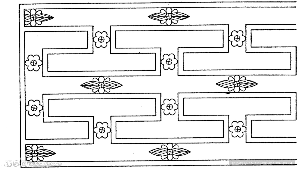 镂空花图案