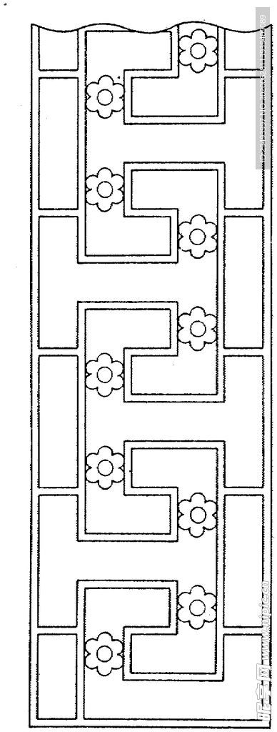 镂空花图案