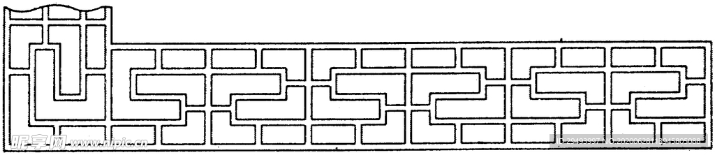 镂空花图案