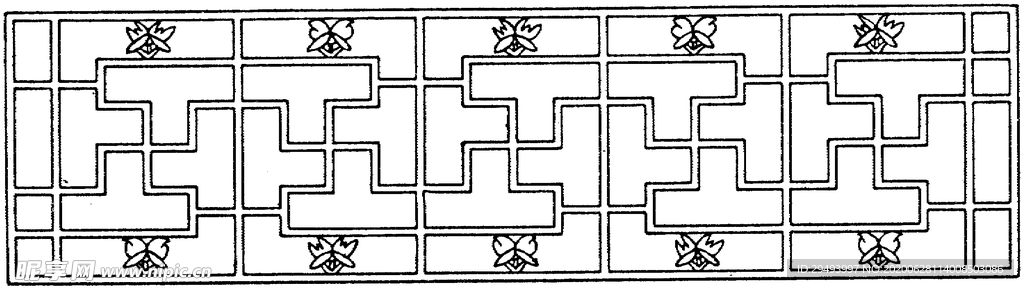 镂空花图案