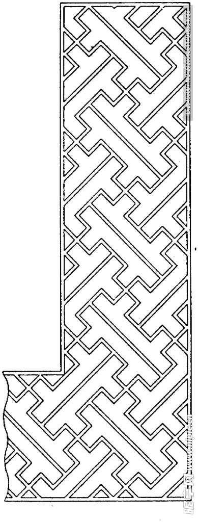 镂空花图案