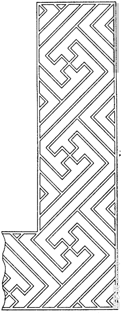 镂空花图案