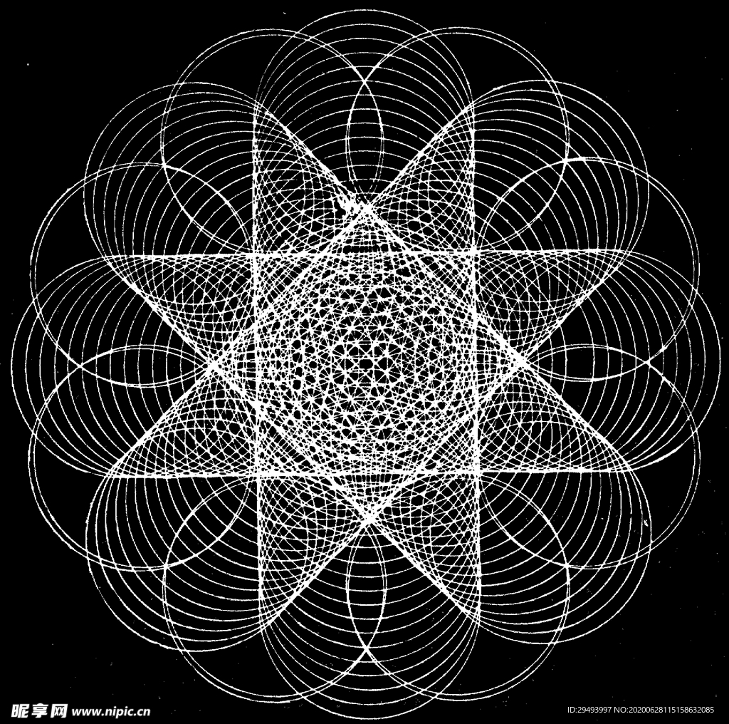 镂空花图案