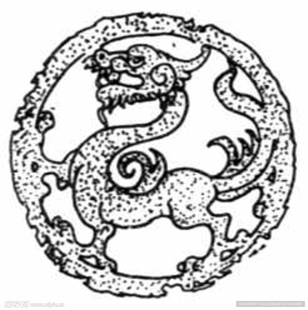 中式花边图案