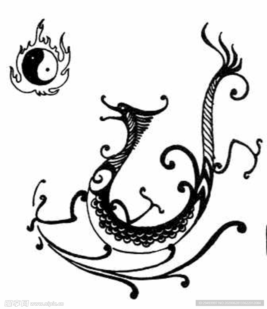 中式花边图案