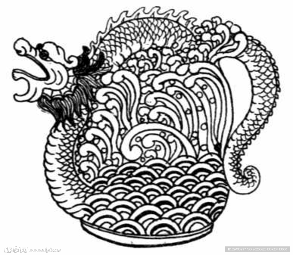 中式花边图案