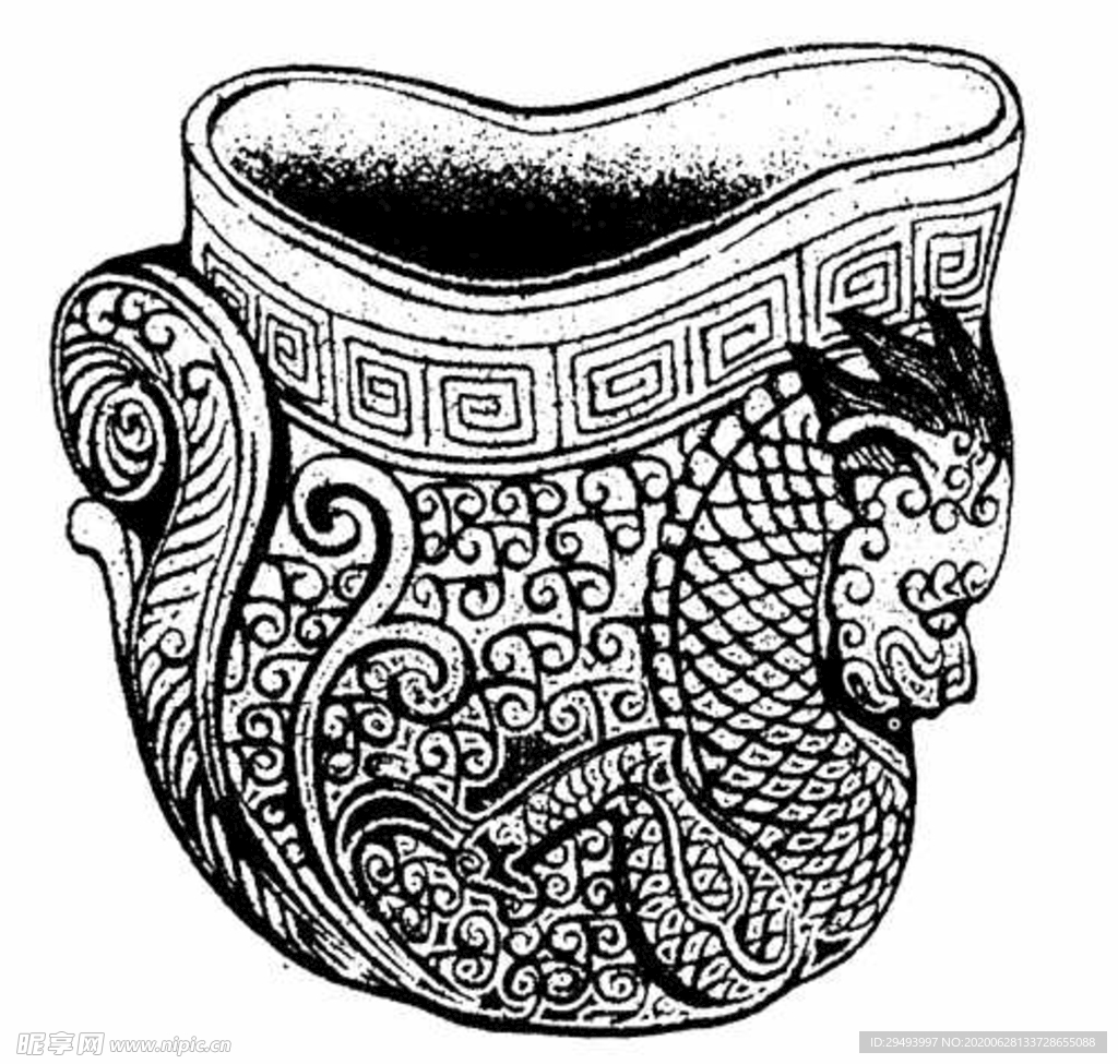中式花边图案