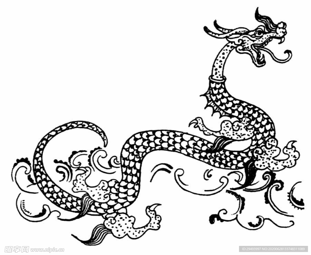 中式花边图案
