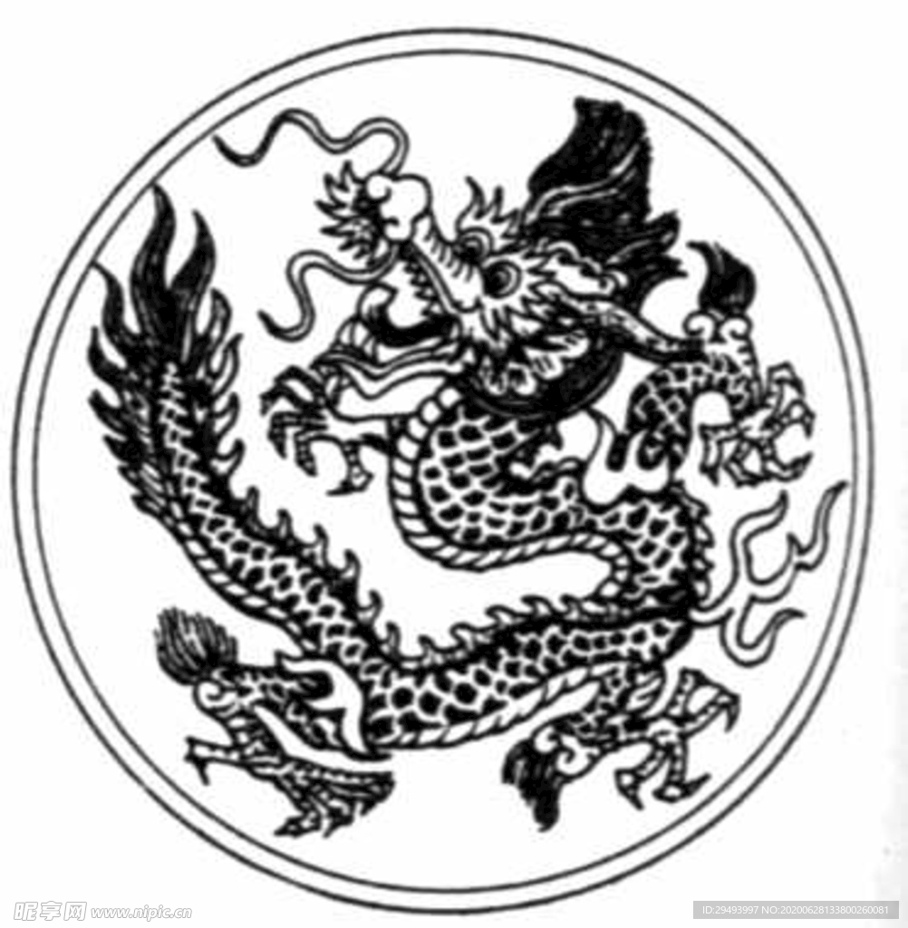 中式花边图案