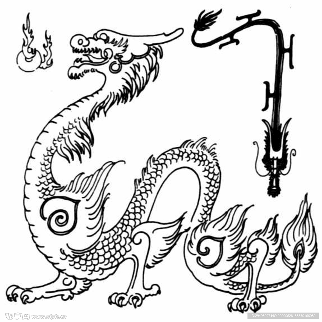 中式花边图案