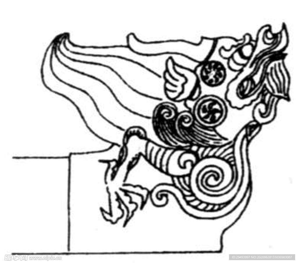 中式花边图案