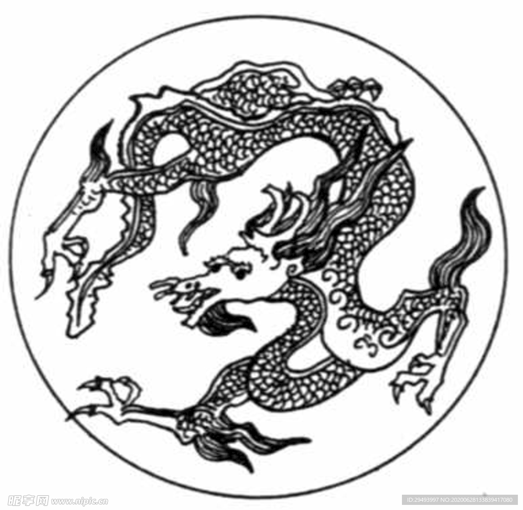 中式花边图案