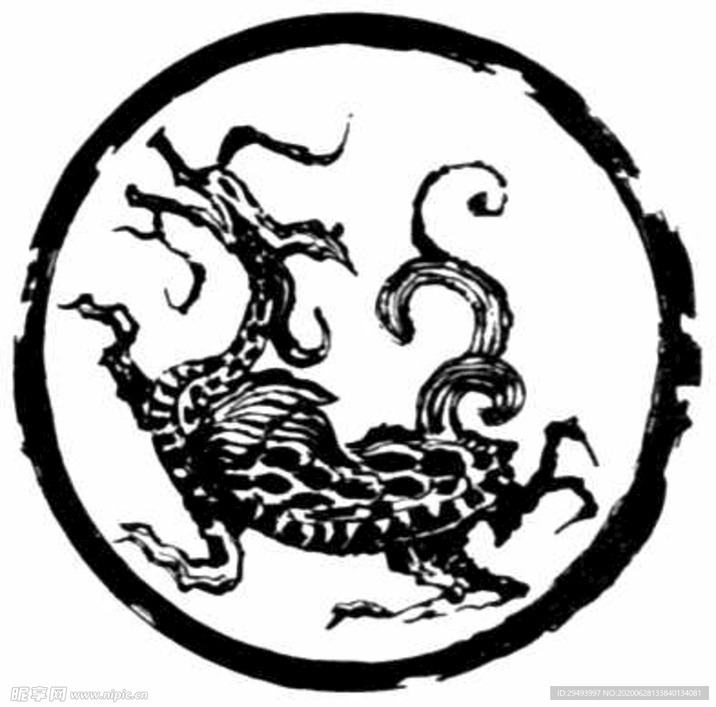 中式花边图案