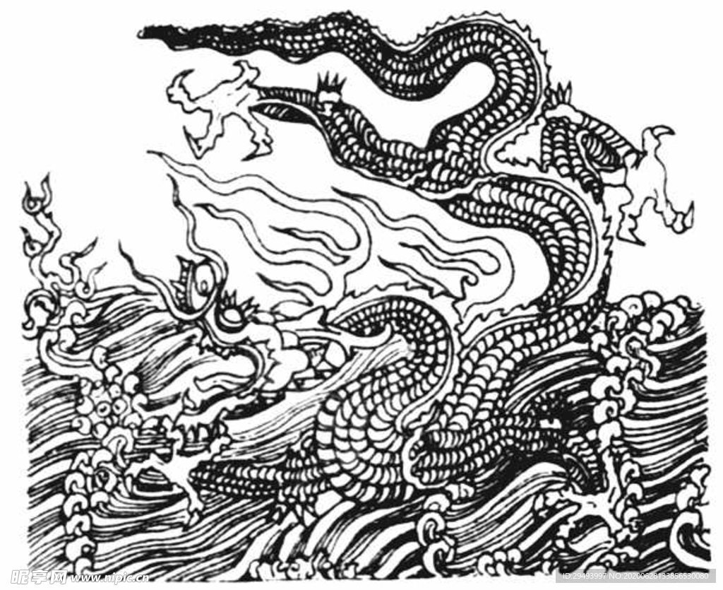 中式花边图案