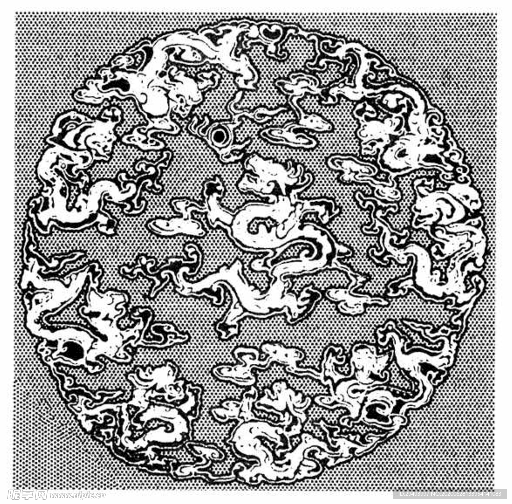 中式花边图案
