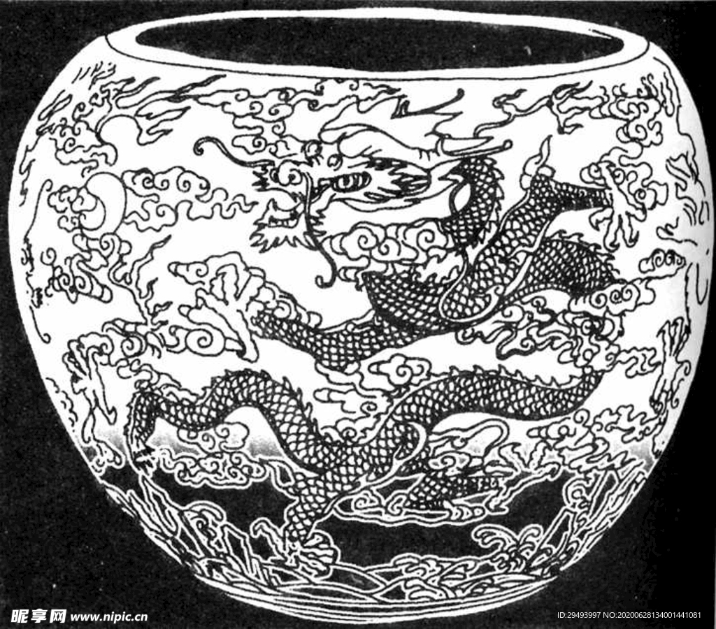 中式花边图案