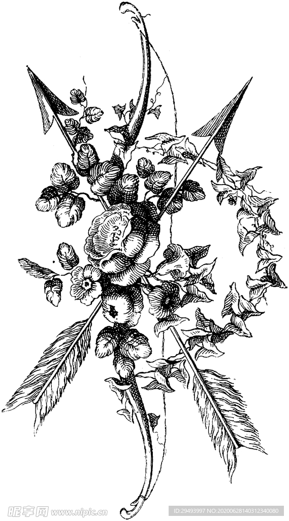 花纹边框