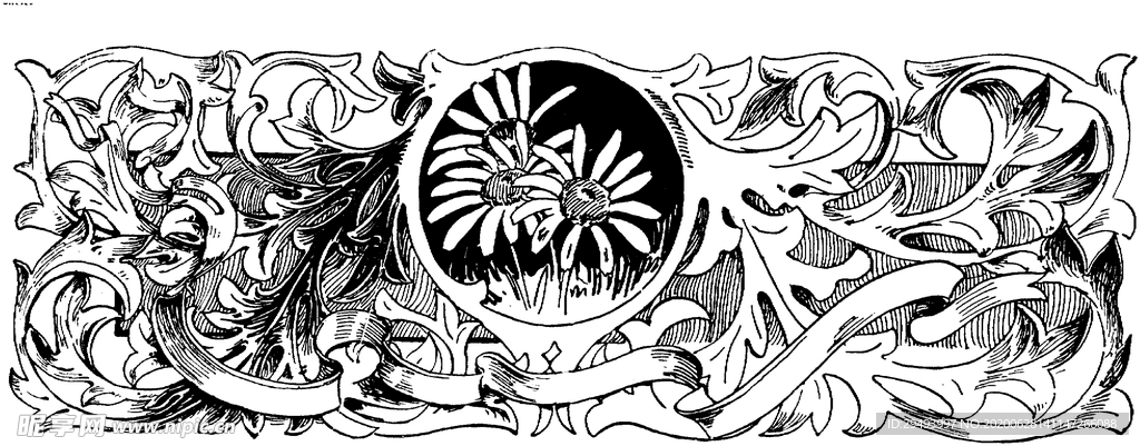 花纹边框