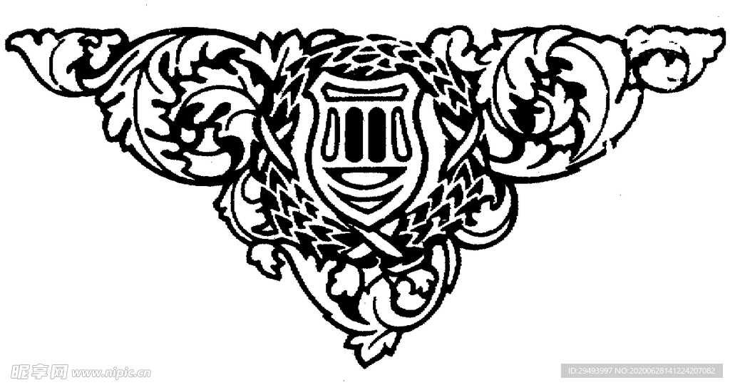 花纹边框