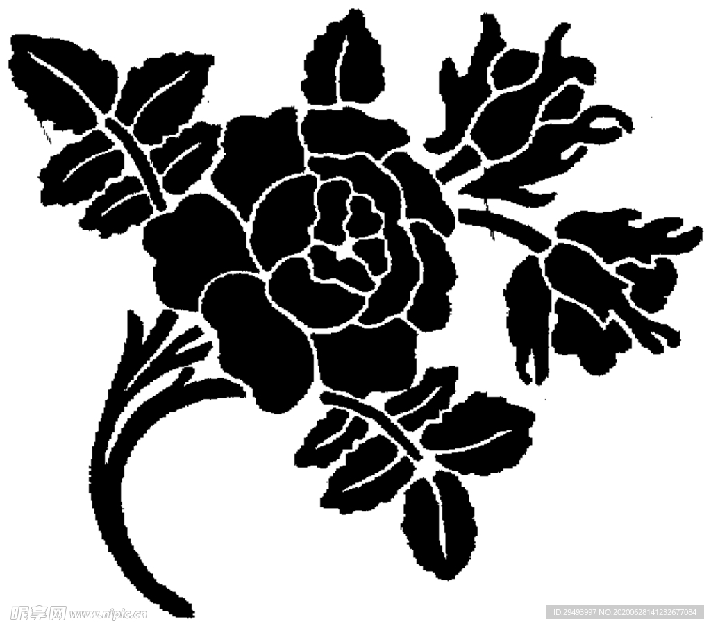 花纹边框