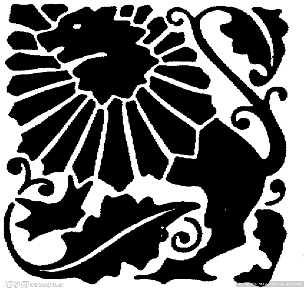 花纹边框
