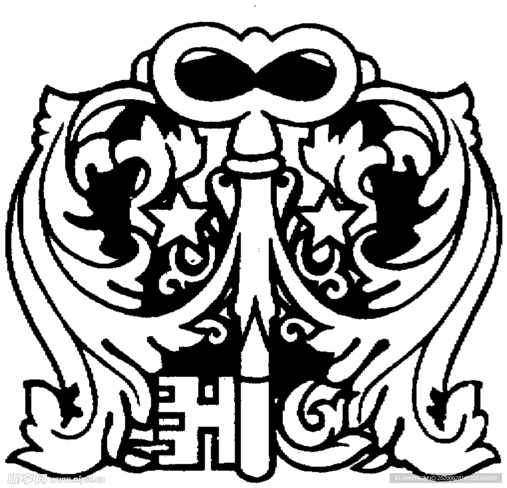 花纹边框