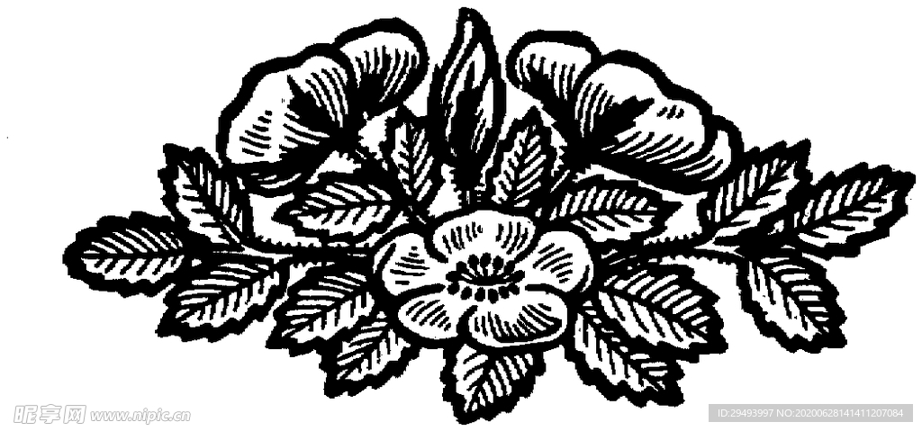 花纹边框
