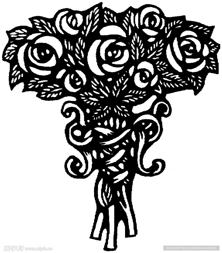 花纹边框