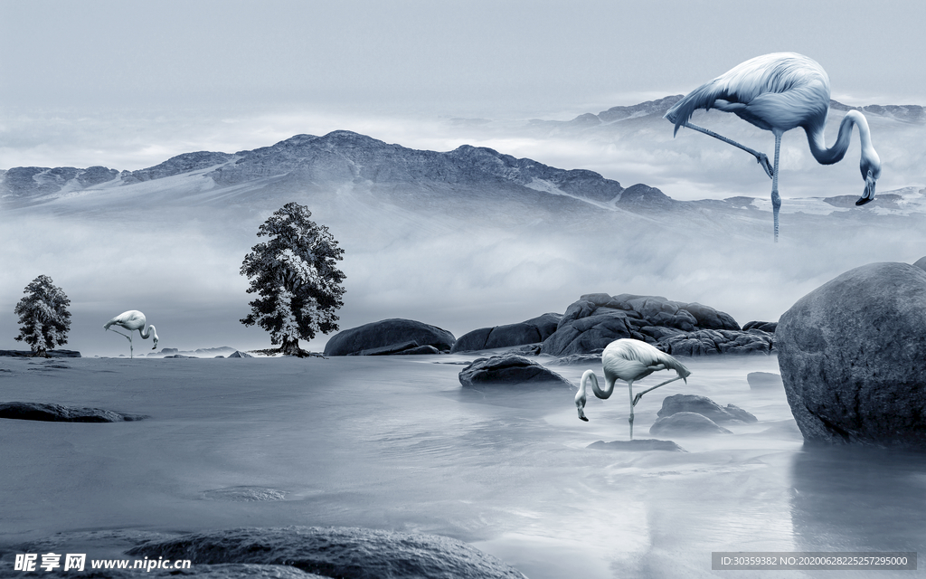 新中式意境山水