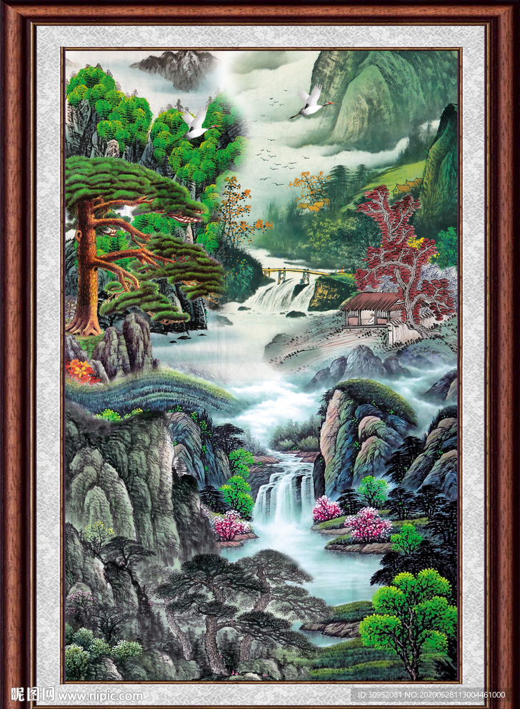 聚宝盆山水